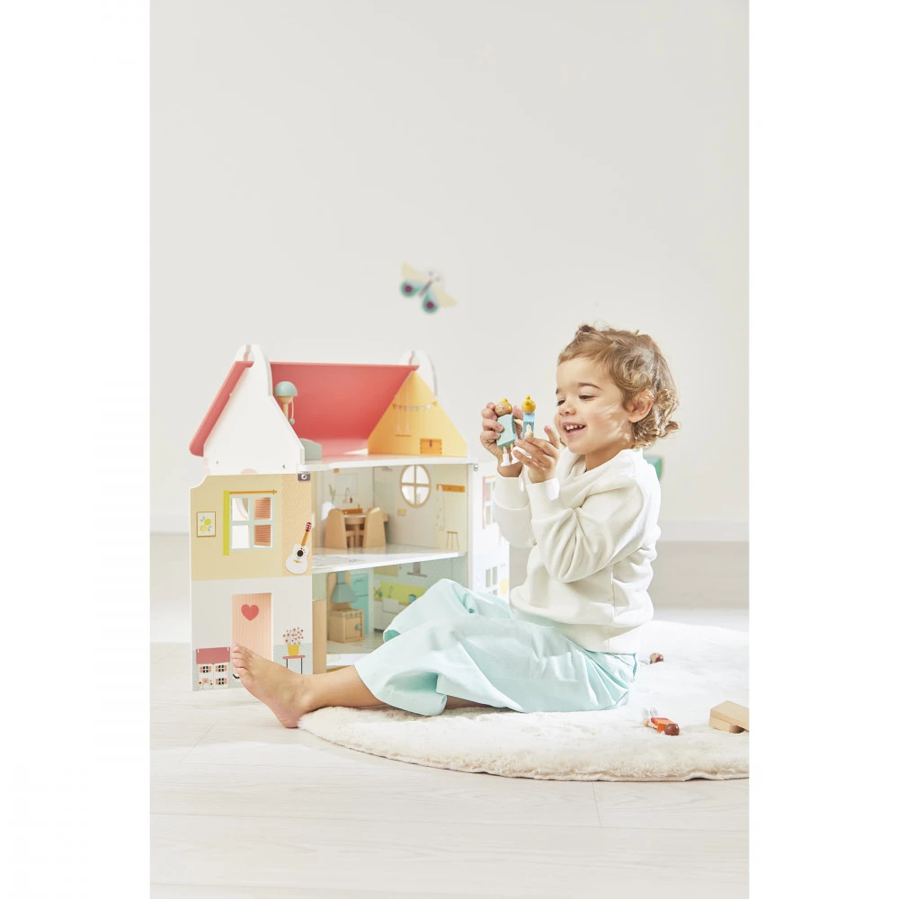 Janod Kućica za lutke sa namještajem - Slika 10