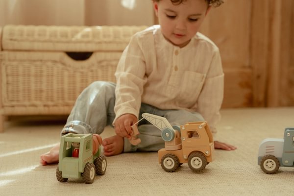 Little Dutch Drveno građevinsko vozilo - Slika 5