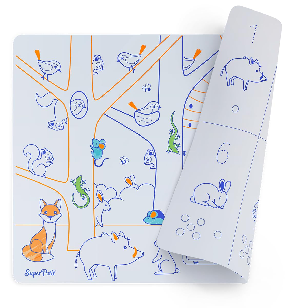 Super Petit Silikonska podloga za bojenje - Brojevi - Slika 5