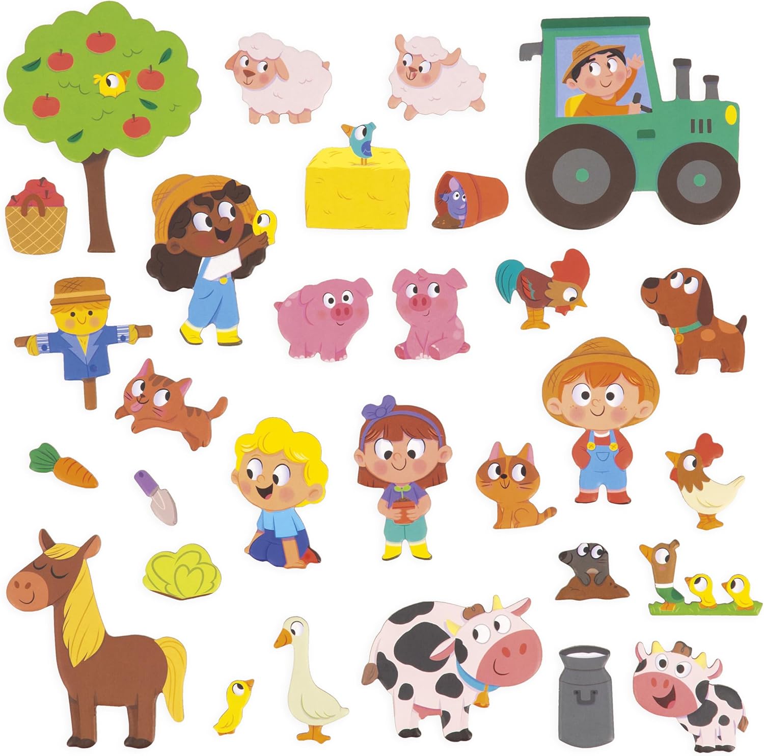 Janod magnetna knjiga sa pričom - Farma - Slika 3