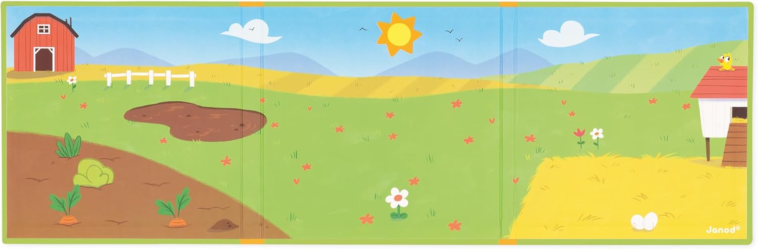 Janod magnetna knjiga sa pričom - Farma - Slika 4