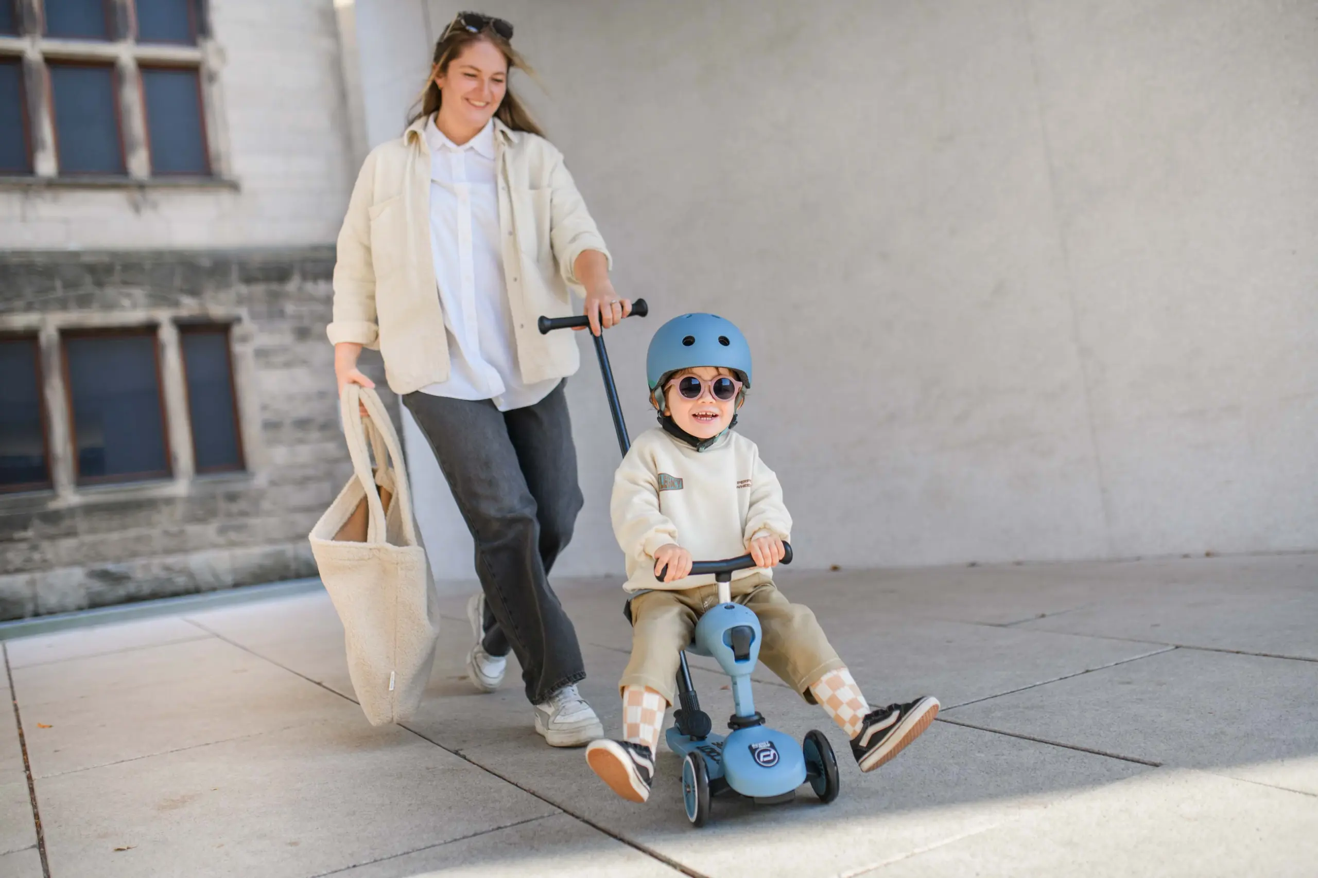 Scoot and Ride HWK1 Push and Go Trotinet i guralica - Steel - Slika 11