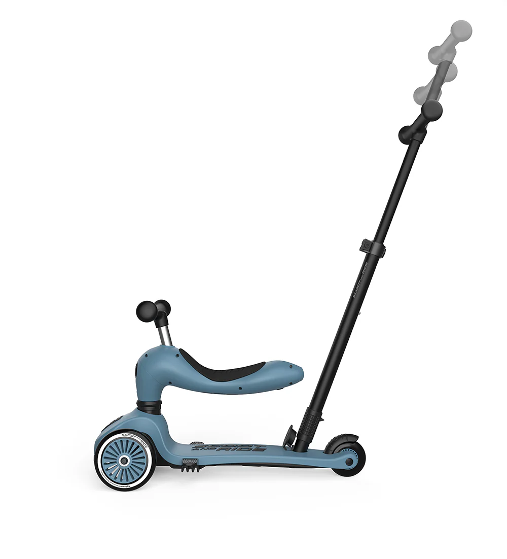 Scoot and Ride HWK1 Push and Go Trotinet i guralica - Steel - Slika 4
