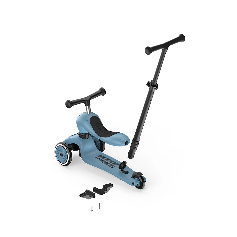 Scoot and Ride HWK1 Push and Go Trotinet i guralica - Steel - Slika 10