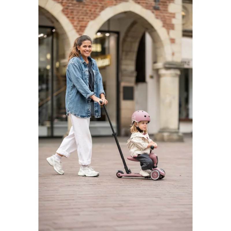 Scoot and Ride HWK1 Push and Go Trotinet i guralica - Wildberry - Slika 2
