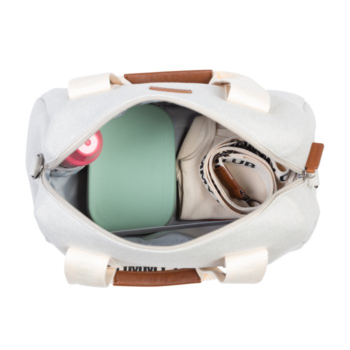 Torba za mame - Mommy Club Signature Canvas Off White - Slika 4