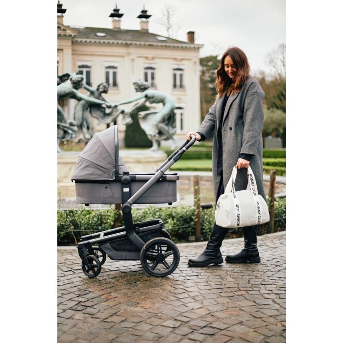 Torba za mame - Mommy Club Signature Canvas Off White - Slika 5