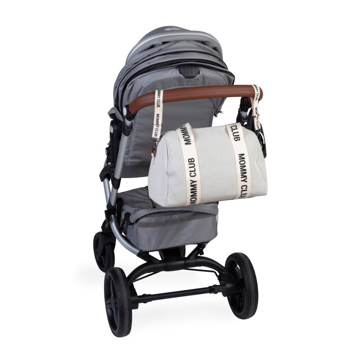 Torba za mame - Mommy Club Signature Canvas Off White - Slika 6
