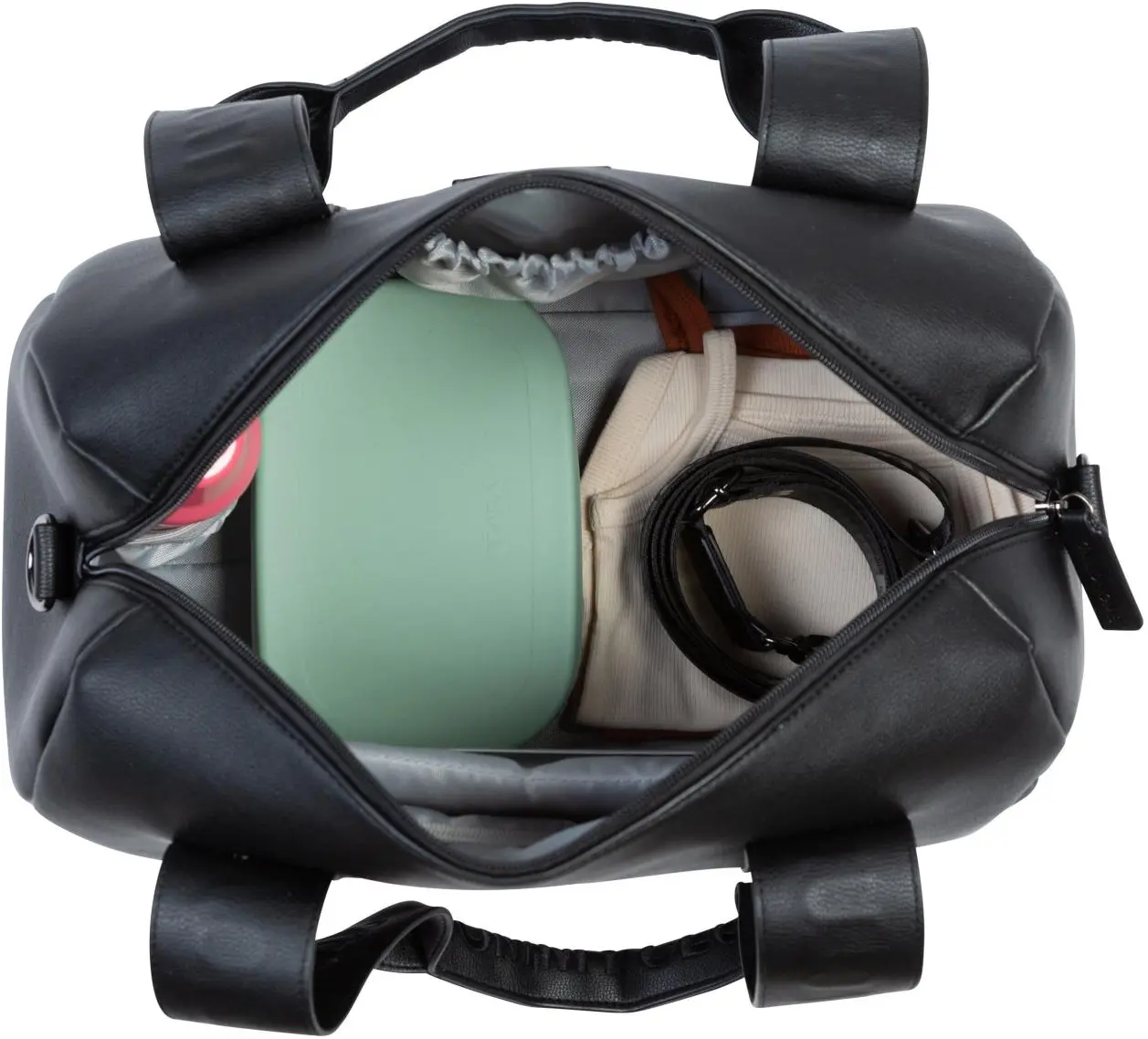 Torba za mame - Mommy Club Signature vegan Black - Slika 4