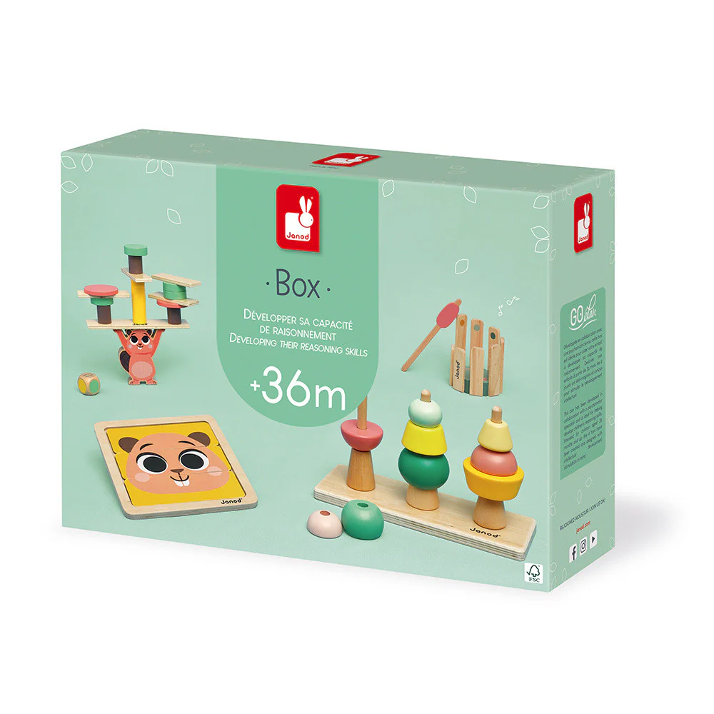 Janod Box 36+ 4 igračke za poticanje vještina rasuđivanja - Slika 6