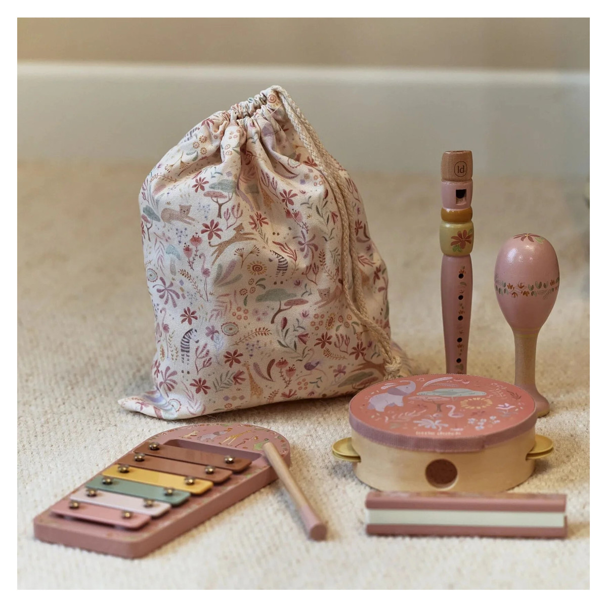 Little Dutch Set muzičkih instrumenata - Safari Pink - Slika 2