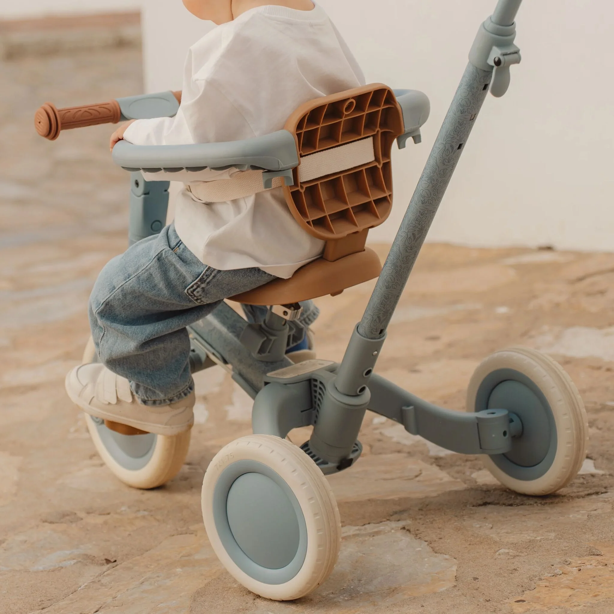 Little Dutch Tricikl 4u1 Safari Dreams - Blue - Slika 11