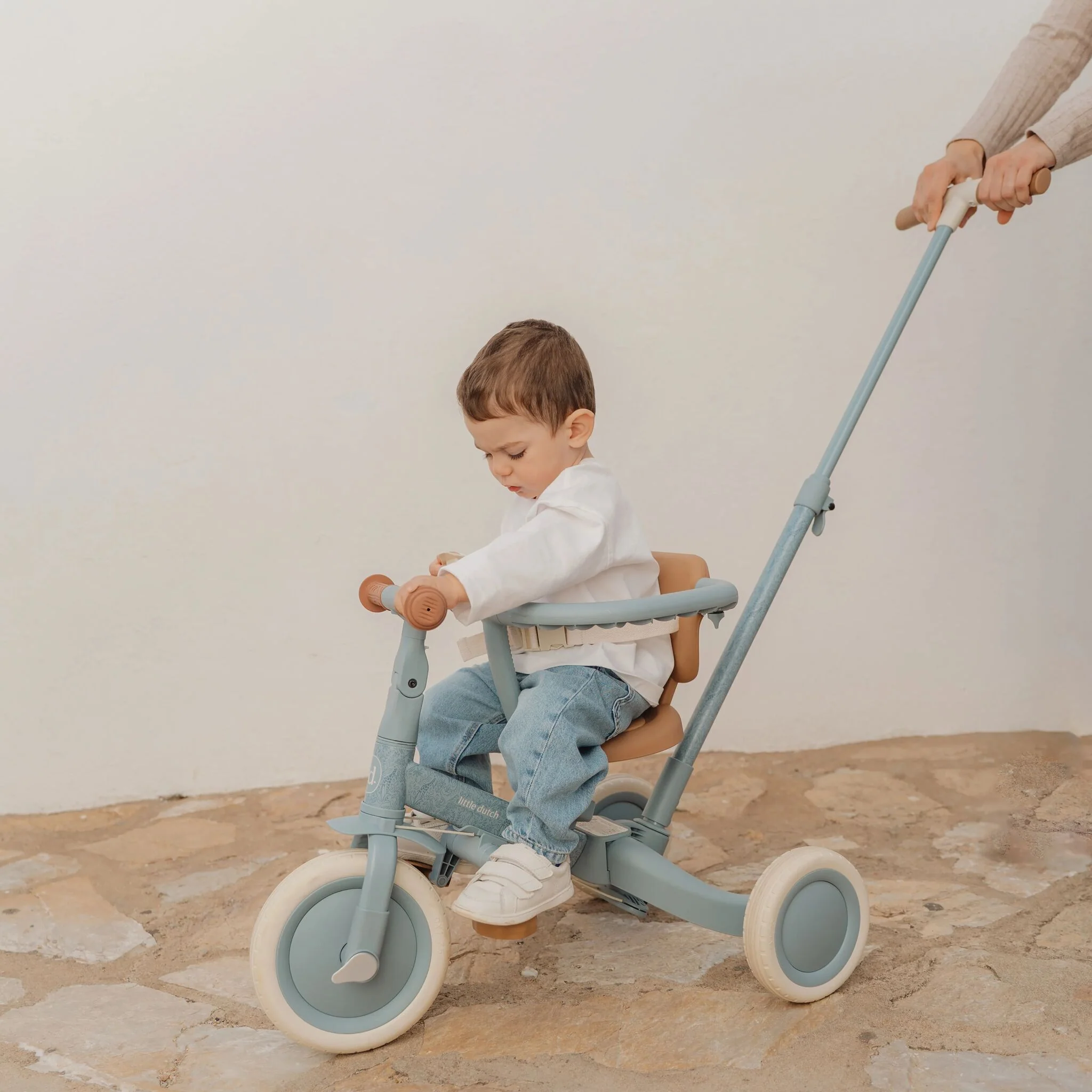 Little Dutch Tricikl 4u1 Safari Dreams - Blue - Slika 4