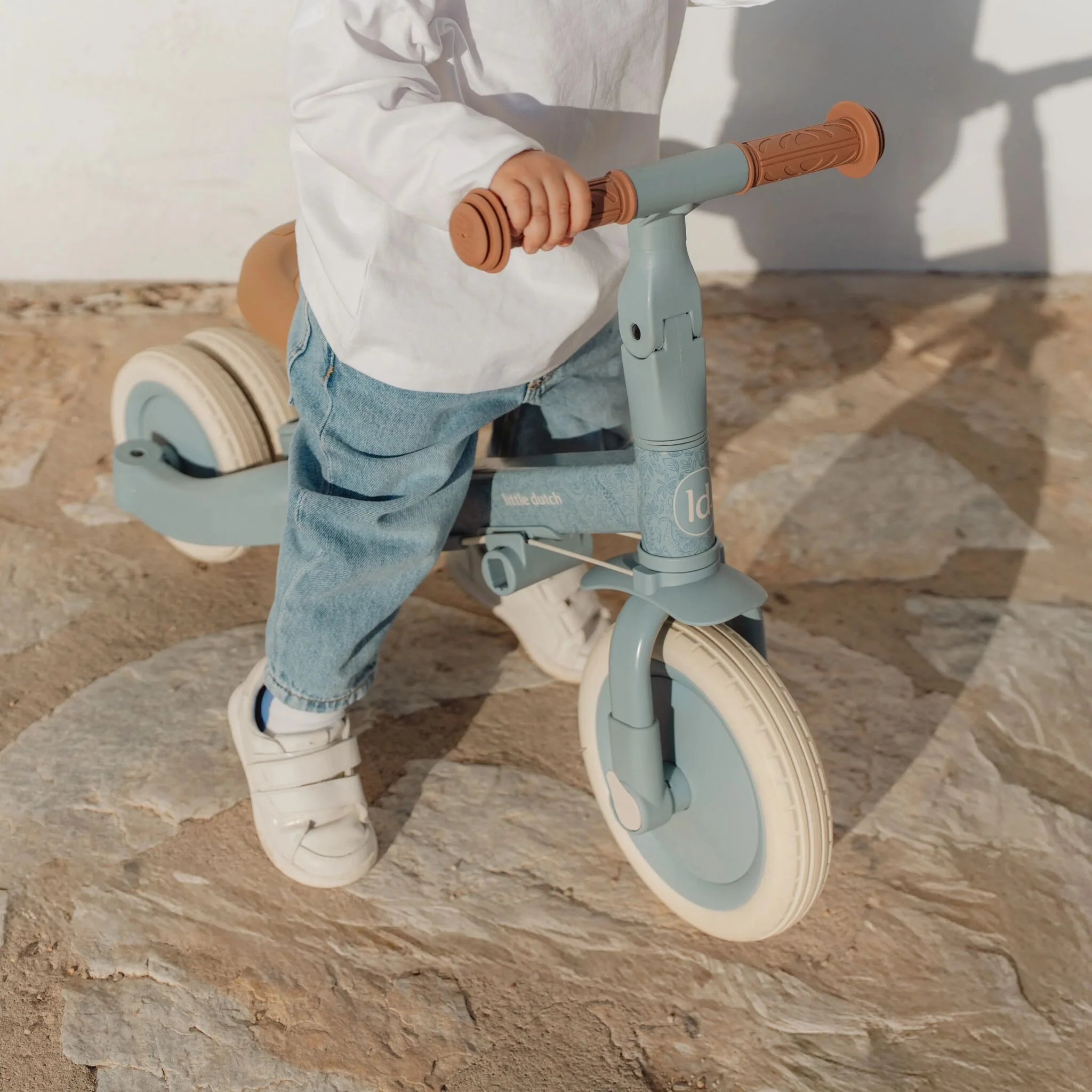 Little Dutch Tricikl 4u1 Safari Dreams - Blue - Slika 8