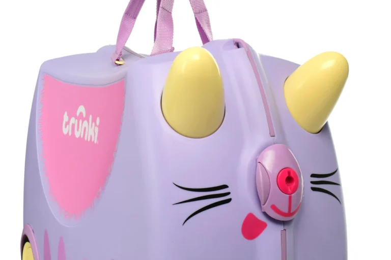 Trunki kofer za djecu Glide - mačka Cassie Lilac - Slika 5