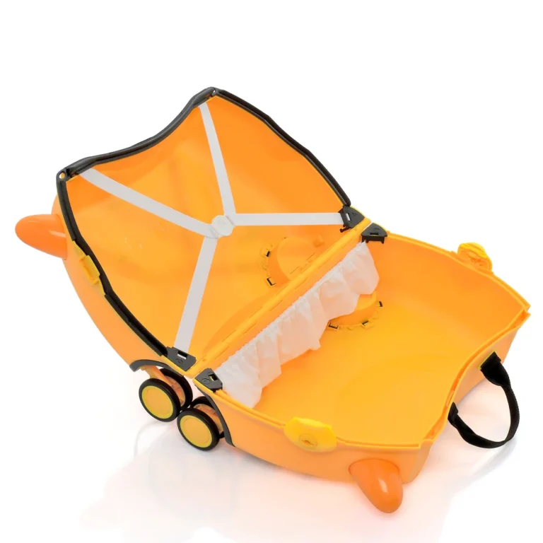 Trunki kofer za djecu Glide - bager Doug Yellow - Slika 3