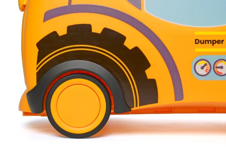 Trunki kofer za djecu Glide - bager Doug Yellow - Slika 6