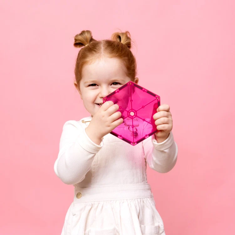 Charity set Pink Connetix Tiles - 20 dijelova - Slika 2