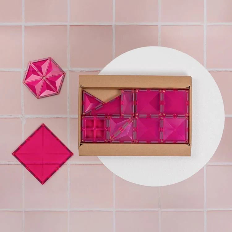 Charity set Pink Connetix Tiles - 20 dijelova - Slika 9