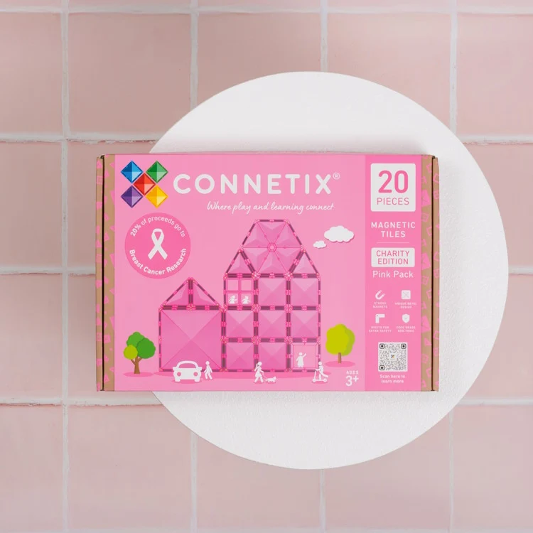 Charity set Pink Connetix Tiles - 20 dijelova - Slika 10