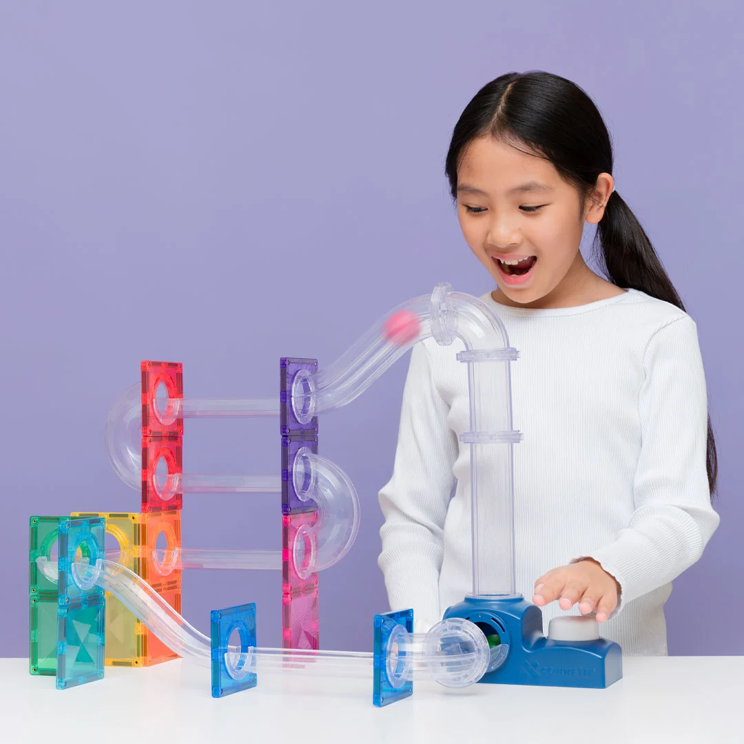 Ball Run Launcher set Connetix Tiles - 47 dijelova - Slika 3