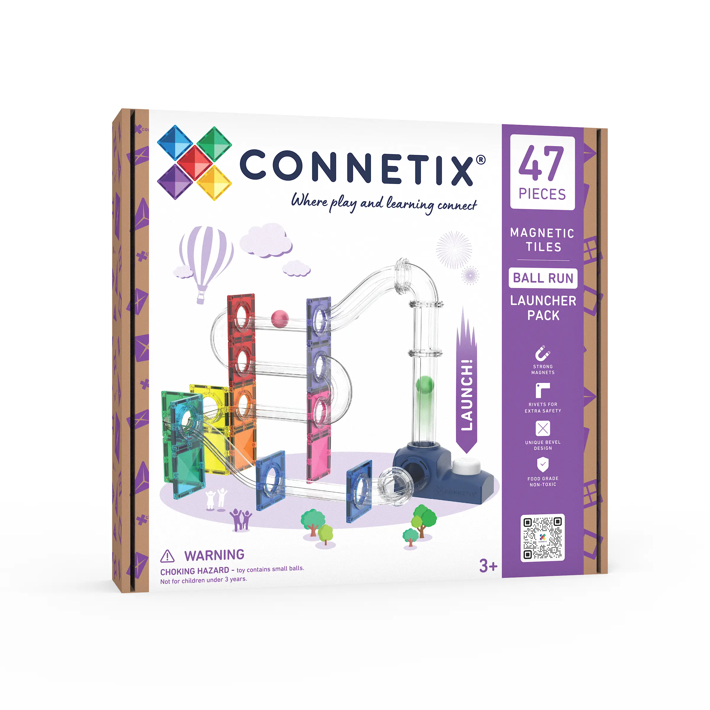 connetix ball run launcher