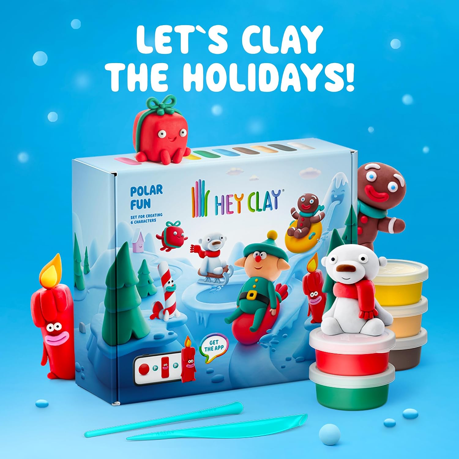 Hey Clay kreativni set - Polarna zabava - Slika 3