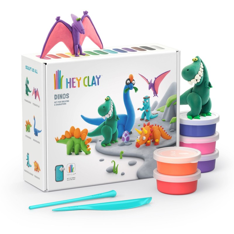 Hey Clay kreativni set - Dinosauri - Slika 2